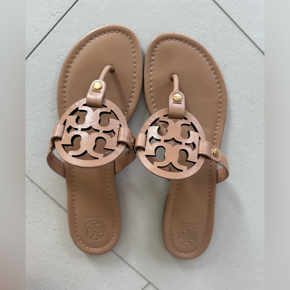 Tory Burch Miller Sandals Size 10